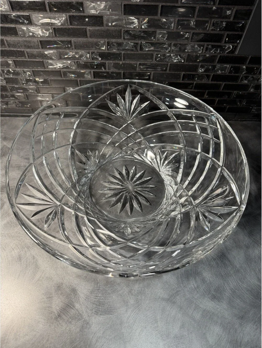 WATERFORD Marquis MAXIMILLION CENTERPIECE BOWL, Cut Lead Crystal, 12